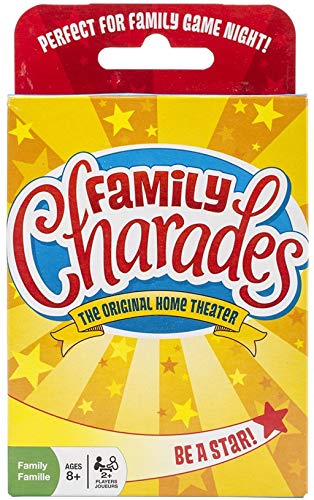 Family Charades Card Game by Outset Media – Travel Friendly Family Charades Game – Includes Over 300 Charades – Perfect for Parties, Vacations, and Holidays – Ages 8+
