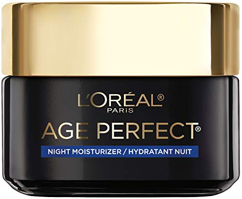 L’Oreal Paris Skincare Age Perfect Cell Renewal Skin Renewing Night Cream, Face Moisturizer with Salicylic Acid to Stimulate Surface Cell Turnover, Radiant & Vibrant Skin, 1.7 oz, Packaging May Vary