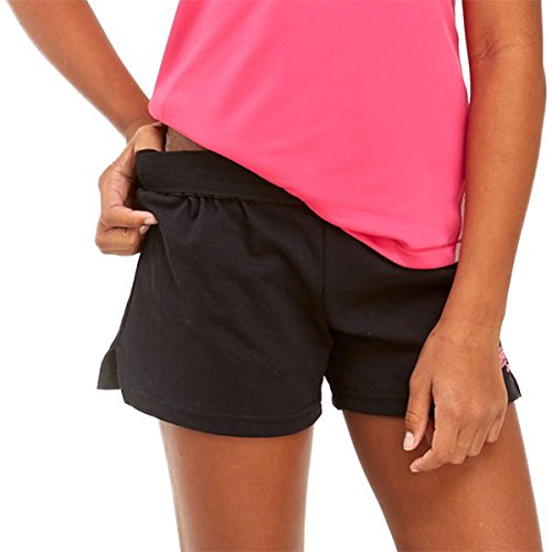 Soffe girls Low Rise Authentic Cheer Short,Black,Small