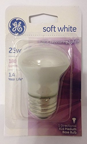 GE 25-Watt Soft White R14 Indoor Spotlight Bulb