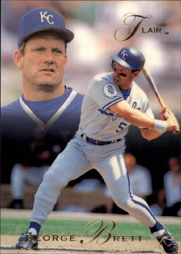 1993 Flair Baseball Card #213 George Brett