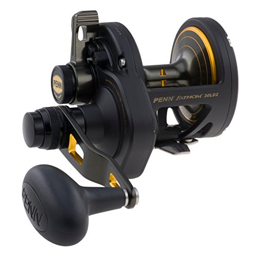 Penn 1292933 Fathom 30 Lever 2-Speed Lever Drag Fishing Reel, Black Gold | The Storepaperoomates Retail Market - Fast Affordable Shopping