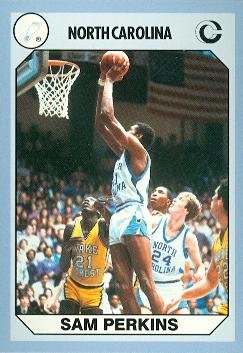 Sam Perkins Basketball Card (North Carolina) 1990 Collegiate Collection #22