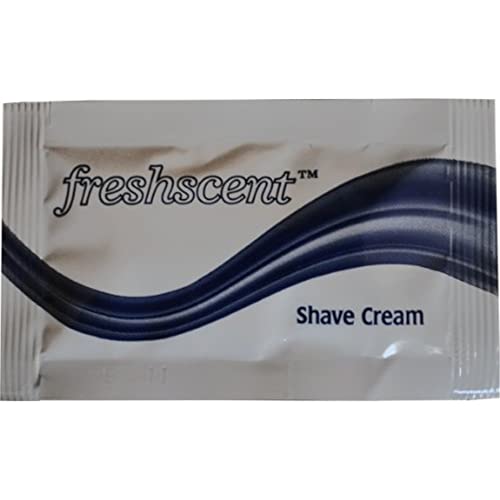 Freshscent Shaving Cream Packs, 0.25 Ounce (Pack of 100)