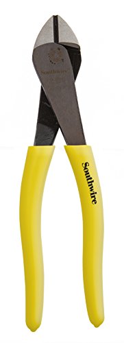 Southwire – 58289440 Tools & Equipment DCP8D 8-Inch High-Leverage Diagonal Cutting Pliers with Dipped Handles