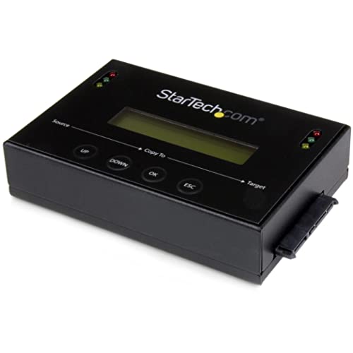 StarTech.com 1:1 Standalone Hard Drive Duplicator with Disk Image Manager for Backup and Restore, Store Several Disk Images on one 2.5/3.5″ SATA Drive, HDD/SSD Cloner, No PC Required (SATDUP11IMG)