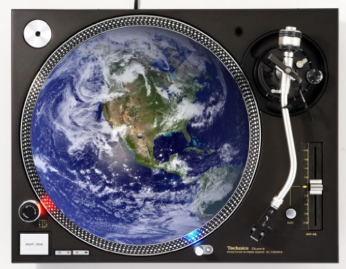 Earth DJ Turntable Slipmat