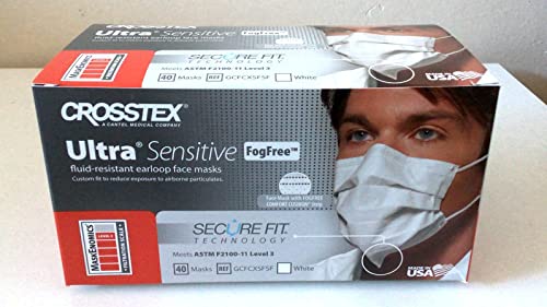 Ultra Sensitive SecureFit Earloop Mask – White (50)