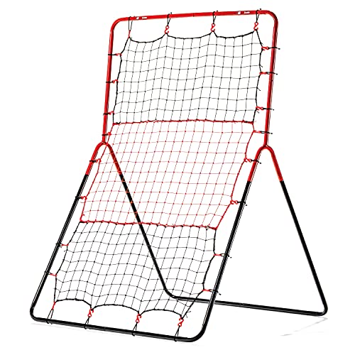 Franklin Sports Baseball Rebounder Net – 3-Way Baseball + Softball Pitchback Net + Fielding Trainer – Bounce Back Net for Fielding + Throwing Practice