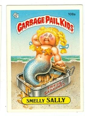 Autograph Warehouse GARBAGE PAIL KIDS sticker trading card 1986 Topps #108a Smelly Sally