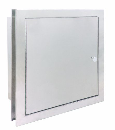 Bradley 9813-000000 18 Gauge Satin Stainless Steel Specimen Pass-Thru Cabinet with Exposed Surfaces, 13-3/8″ Width x 12-5/8″ Height x 6″ Depth