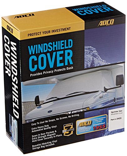 ADCO 2423 Polar White Windshield Cover Sprinter