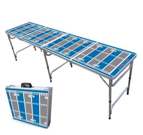 8-Foot Professional Beer Pong Table – Detroit Football Field