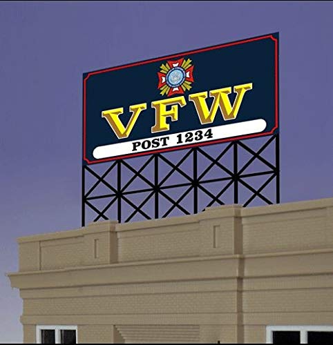 44-1252 Small VFW Lighted Neon Sign by Miller Signs
