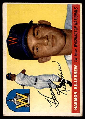 1955 Topps # 124 Harmon Killebrew Washington Senators (Baseball Card) GOOD Senators