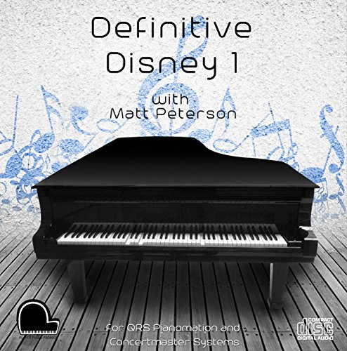 Definitive Disney 1 – QRS Pianomation and Baldwin Concertmaster Compatible Player Piano CD