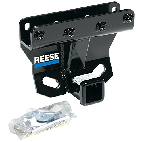 Reese 44748 Class III-IV Custom-Fit Hitch with 2″ Square Receiver opening, includes Hitch Plug Cover , Black