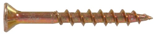 The Hillman Group 48259 8 X 2-1/2-Inch Square Drive Multipurpose Wood Screw, 350-Pack,Yellow