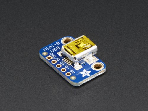 Adafruit USB Mini-B Breakout Board [ADA1764]