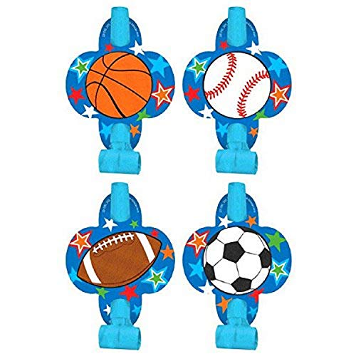 Amscan Blowouts |Superstar Ball Sports Collection | 8 pcs | Party Accessory