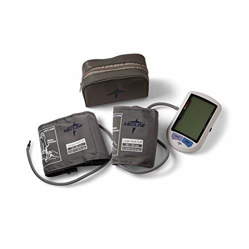 Medline Plus Elite Automatic Digital Blood Pressure Monitor with Adult and Large Adult Cuffs