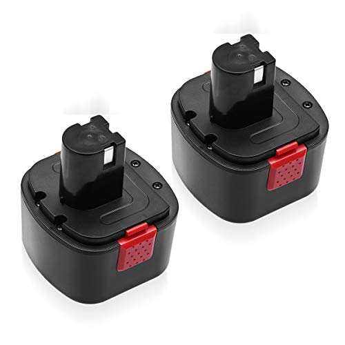 Upgraded Powerextra 2Pack 12V 3000mah Replacement Battery Compatible with Lincoln Grease Guns 12V Ni-MH Backup Battery Replace LIN-1201 LIN-1240 LIN-1242 LIN-1244