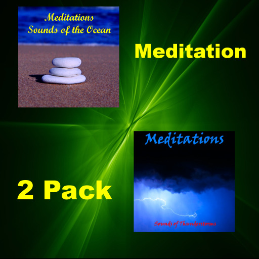 Meditations 2 Pack – Sounds Of The Oceans And Sounds Of Thunderstorms