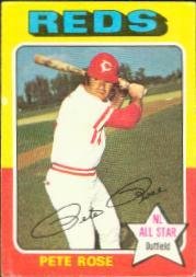 1975 Topps Baseball Card #320 Pete Rose