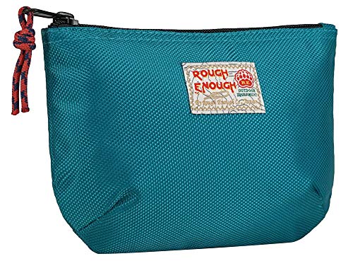 Rough Enough Travel Pouch Cable Organizer Bag Small Makeup Bag for Purse with Zipper in Nylon
