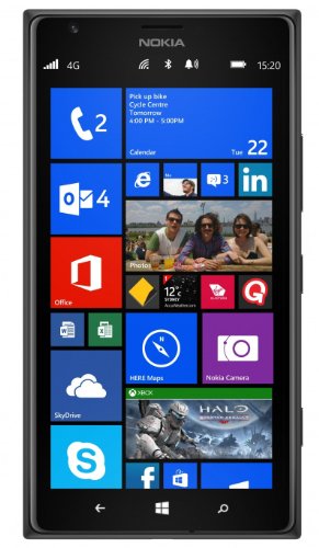Nokia Lumia 1520 GSM Unlocked RM-937 4G LTE 16GB Windows 8 Smarphone – Black – International Version No Warranty