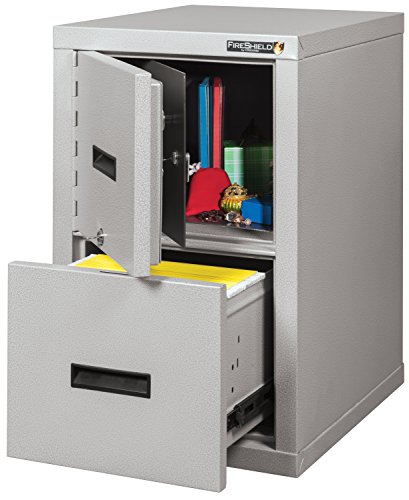 Fire Resistant File Cabinet – Light weight, fire rated, One file drawer & safe