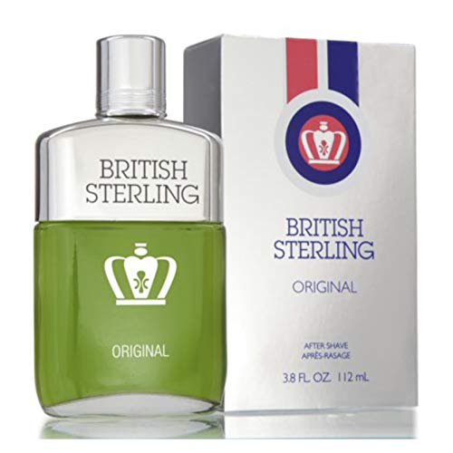 BRITISH STERLING After Shave 3.8 OZ by Dana Classic Fragrances by Dana [Beauty]
