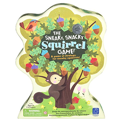 Educational Insights The Sneaky, Snacky Squirrel Game For Preschoolers & Toddlers, Game For Boys & Girls, Ages 3+ In Frustration Free Packaging