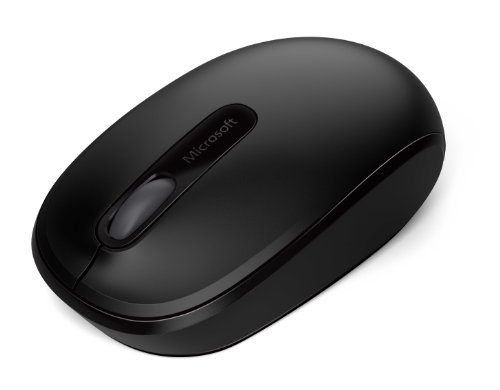 Microsoft Wireless Mobile Mouse 1850 – Black – Comfortable Right/Left Hand Use, Wireless Mouse with Nano transceiver, for PC/Laptop/Desktop, works with Mac/Windows 8/10/11 Computers