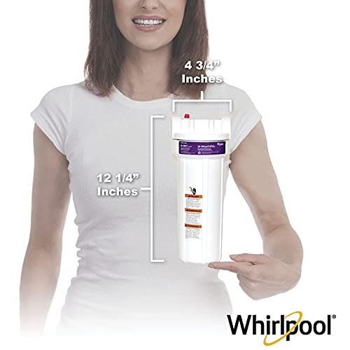Whirlpool Whole Home Water Filtration System | WHKF-DWH, Stainless Steel Inlets | Standard Capacity Reduces Sediment, Sand, Soil, Silt, & Rust | Filter Not Included | The Storepaperoomates Retail Market - Fast Affordable Shopping