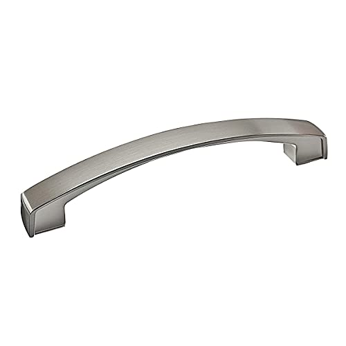 Richelieu Hardware BP8252128195 Boisbriand Collection 5 1/32 in (128 mm) Center Brushed Nickel Transitional Cabinet Pull