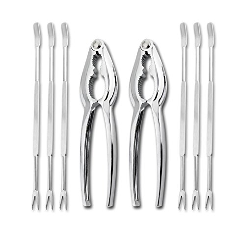 New Star Foodservice 27983 8-Piece Seafood Tool Kit, Includes Lobster Crackers and Forks Set | The Storepaperoomates Retail Market - Fast Affordable Shopping