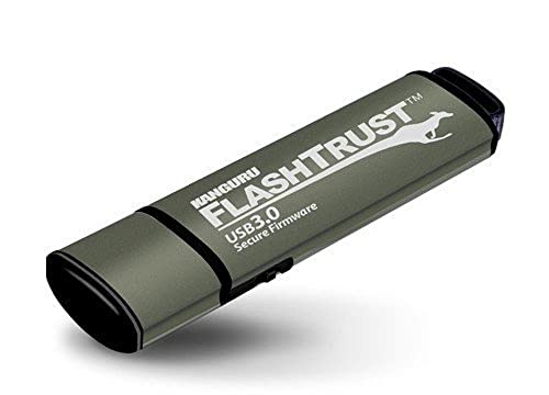 Kanguru FlashTrust WP-KFT3 USB Drive (WP-KFT3-128G),Black; green