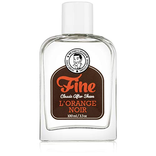 Mr Fine L’Orange Noir Mens Aftershave -A Splash of Classic Barbershop Aftershave for Modern Men – The Wet Shaver’s Favorite