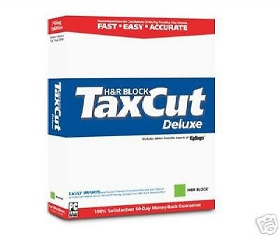 Taxcut Deluxe 2004 Federal Tax Return Software for Windows – by H&R Block