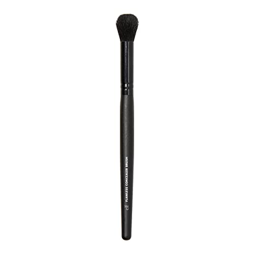e.l.f. Flawless Concealer Brush, Vegan Makeup Tool, Effortlessly Blends & Highlights, For a Smooth, Airbrushed Effect , Black , 12 Count (Pack of 1)
