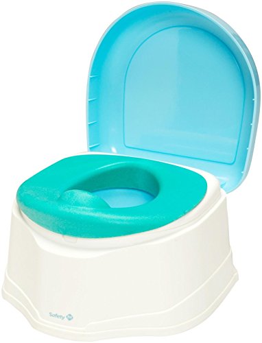 4SGM 32328 Safety 1st Clean Comfort 3-IN1 Potty Trainer, Blue