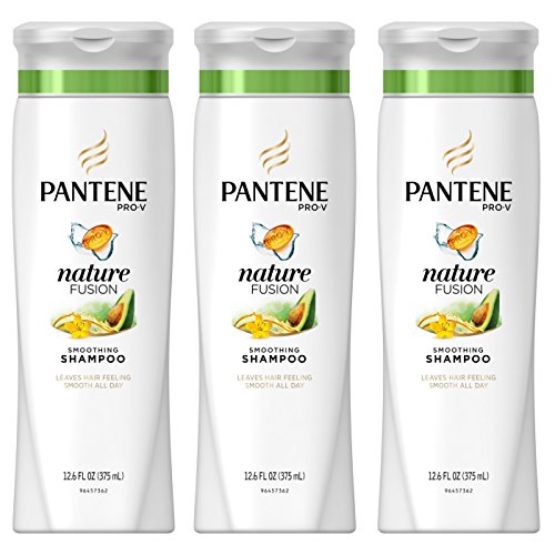 Pantene Pro-V Nature Fusion Smoothing Shampoo with Avocado Oil 12.6 fl oz (Pack of 3)