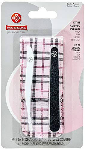 Exclusive Personal Care Kit 3 Pieces, World S/A, Silver/ Black/Pink