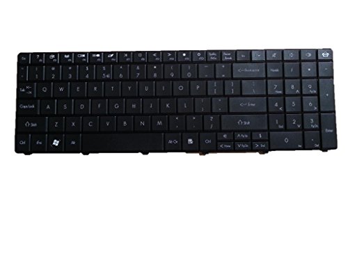 New US Layout Laptop Keyboard for Gateway NK.I1713.04G NK.I1717.01Q NK.I1713.01R 9Z.N3M82.G1D PK130QG2B00 NSK-AUG1D Black Notebook