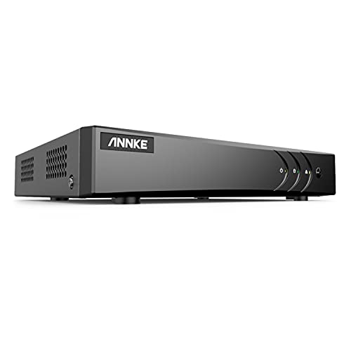 ANNKE 5MP Lite H.265+ Security DVR Recorder with AI Human/Vehicle Detection, 8CH Hybrid 5-in-1 CCTV DVR for Surveillance Camera, Supports 8CH Analog and 2CH IP Cameras, Remote Access (No Hard Drive)
