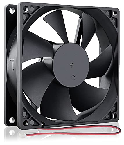 GDSTIME 92mm x 92mm x 25mm 90mm 3.6 Inches 12v Brushless Dc Cooling Fan 2 Pin