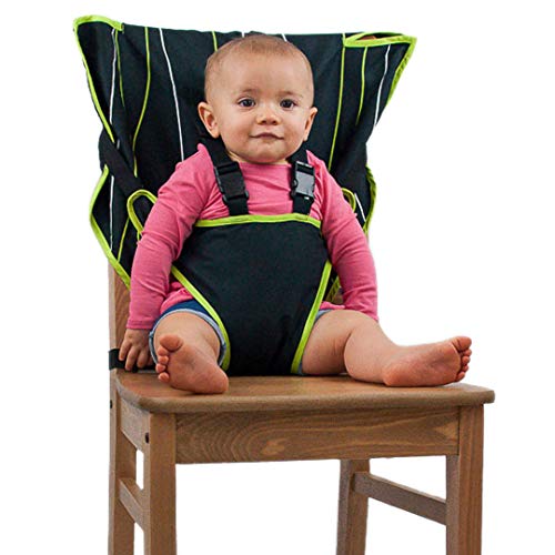 The Original Easy Seat Portable High Chair (Black) – Quick, Easy, Convenient Cloth Travel High Chair Fits in Your Hand Bag So That You Can Have It with You Everywhere for a Happier, Safer Toddler | The Storepaperoomates Retail Market - Fast Affordable Shopping