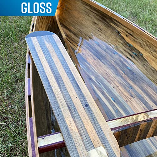 TotalBoat – 409314 Gleam Marine Spar Varnish, Gloss and Satin Polyurethane Finish for Wood, Boats and Outdoor Furniture (Clear Gloss Quart) | The Storepaperoomates Retail Market - Fast Affordable Shopping
