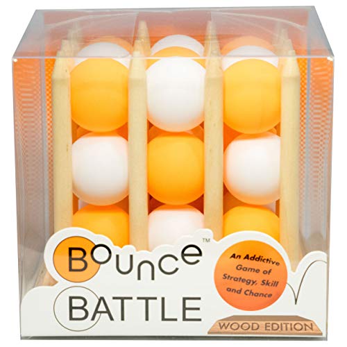 Bounce Battle Wood Edition Game Set – an Addictive Game of Strategy, Skill & Chance
